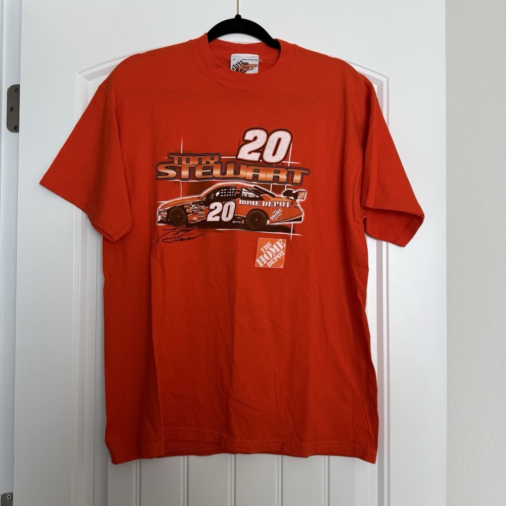 Tony Stewart Vtg Home Depot Racing Daytona 500‎ Nascar Winners Circle Tee Sz L - Picture 2 of 15